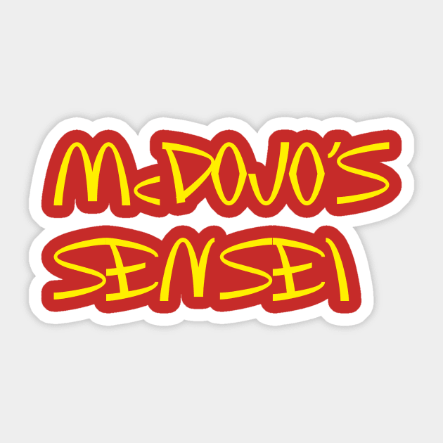 McDojo Sensei 2 Sticker by Pet-A-Game